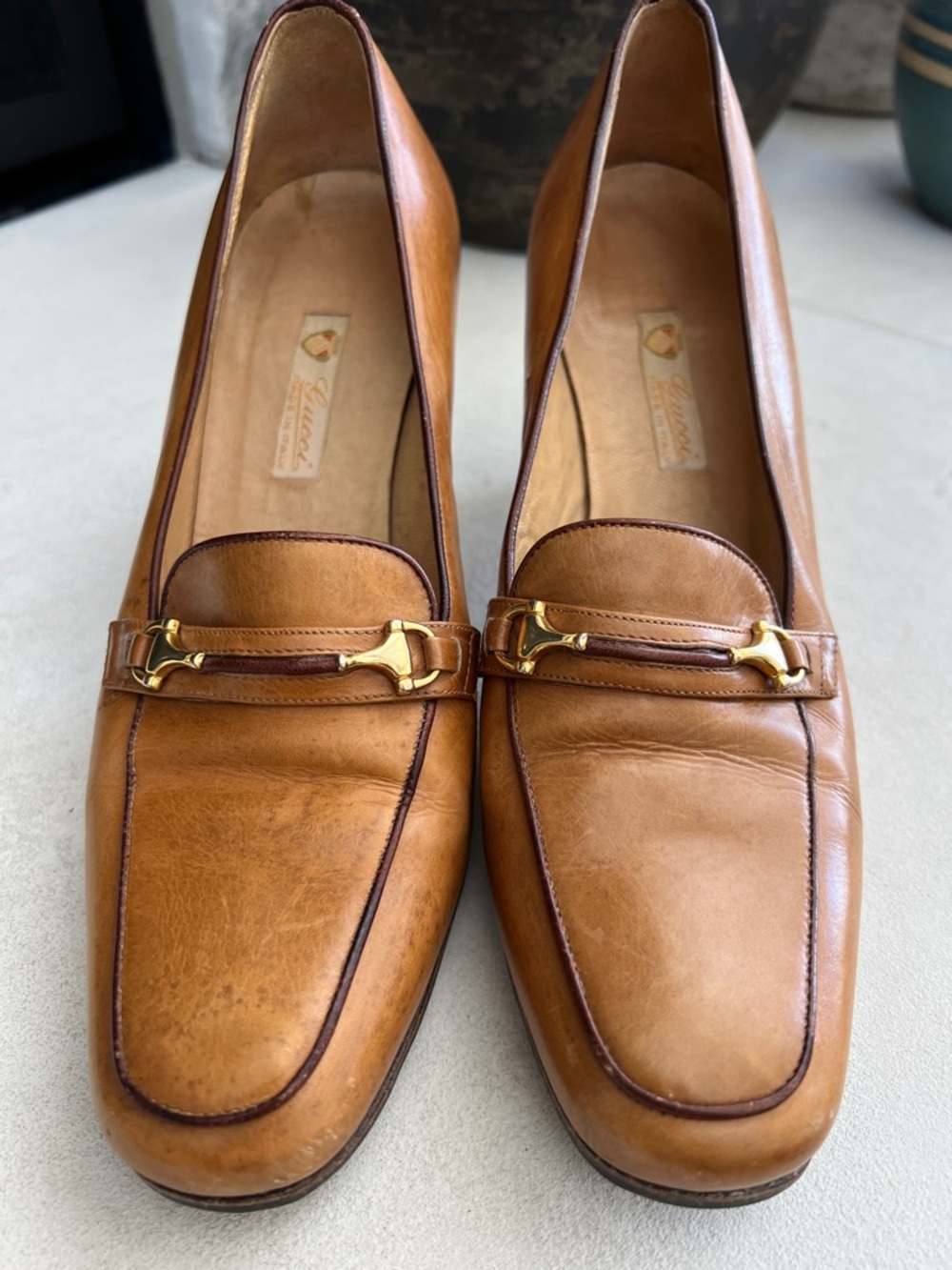 Vintage Gucci Pump Horsebit Shoes 6 6.5 - Picture 6 of 14